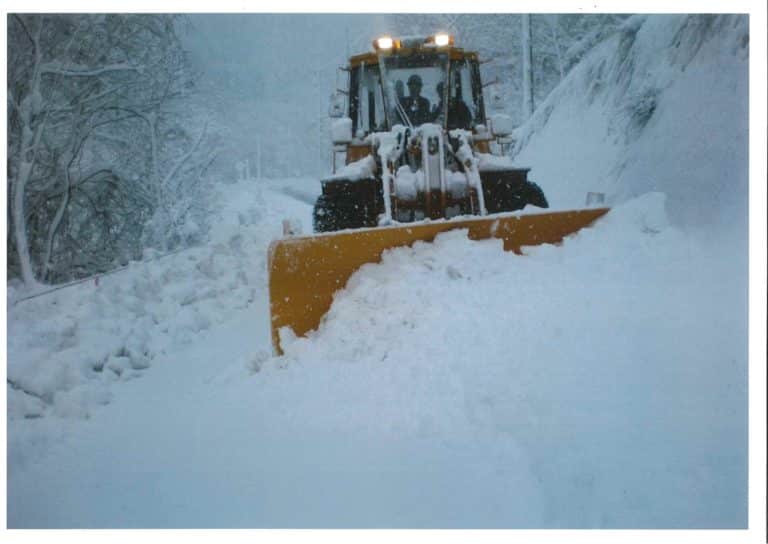 除雪作業