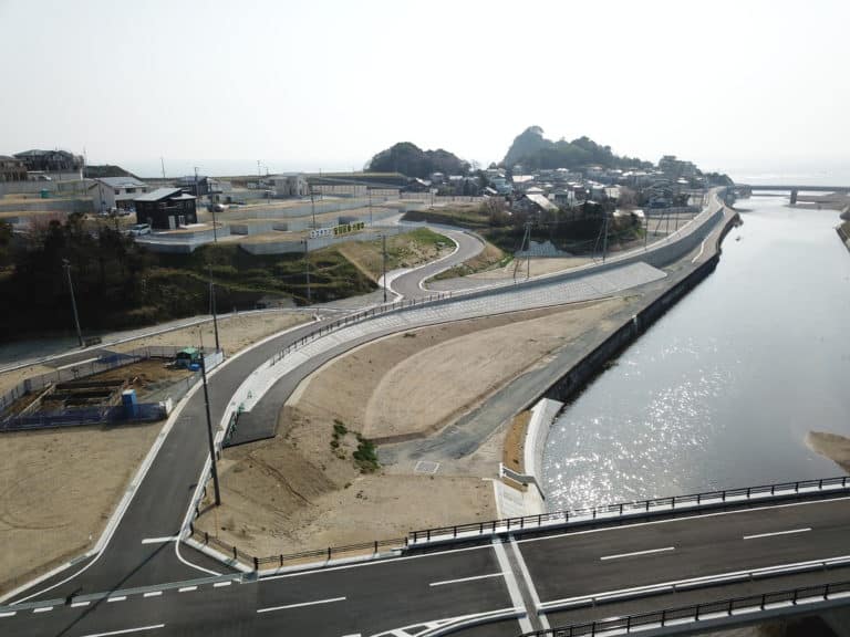 区画道路整備と宅地造成