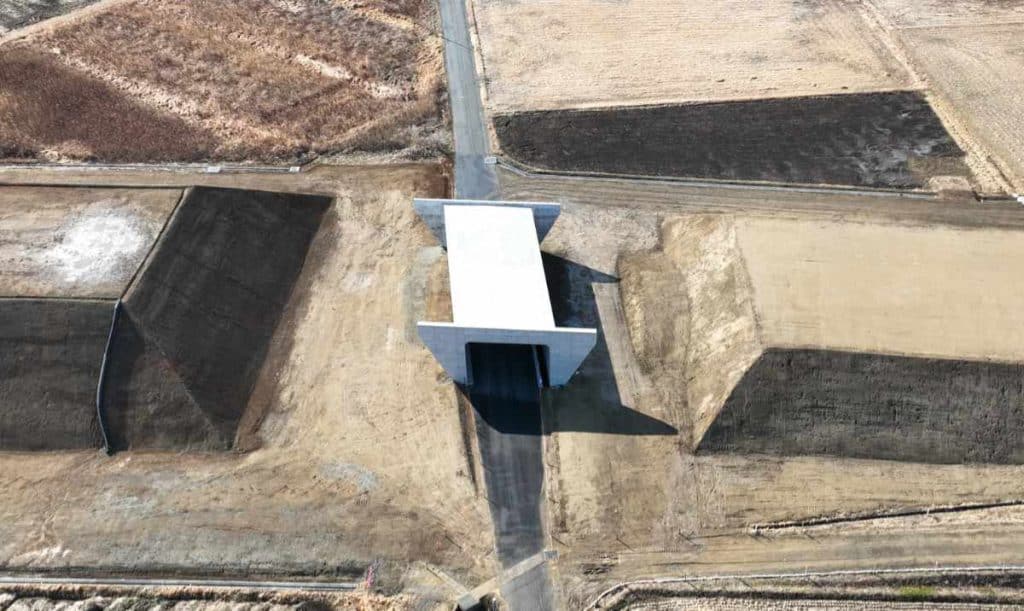 小田地区道路改良工事