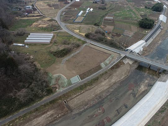 河川と道路